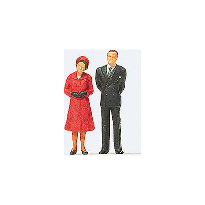 Preiser 28132 HO Scale Historic People Her Magesty, the Queen