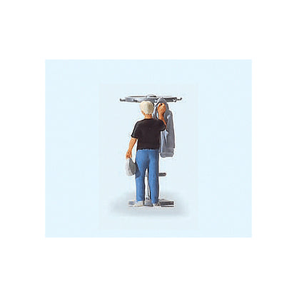 Preiser 28142 HO Scale People At Home Man Hanging Up His Jacket