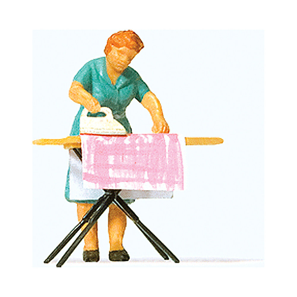 Preiser 28154 HO Scale Woman Ironing