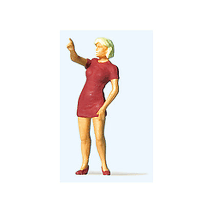 Preiser 28190 HO Scale Woman Pointing Her Finger