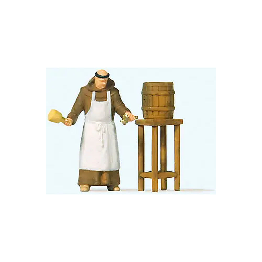Preiser 28218 HO Scale Friar Tapping Beer - Individual Figure