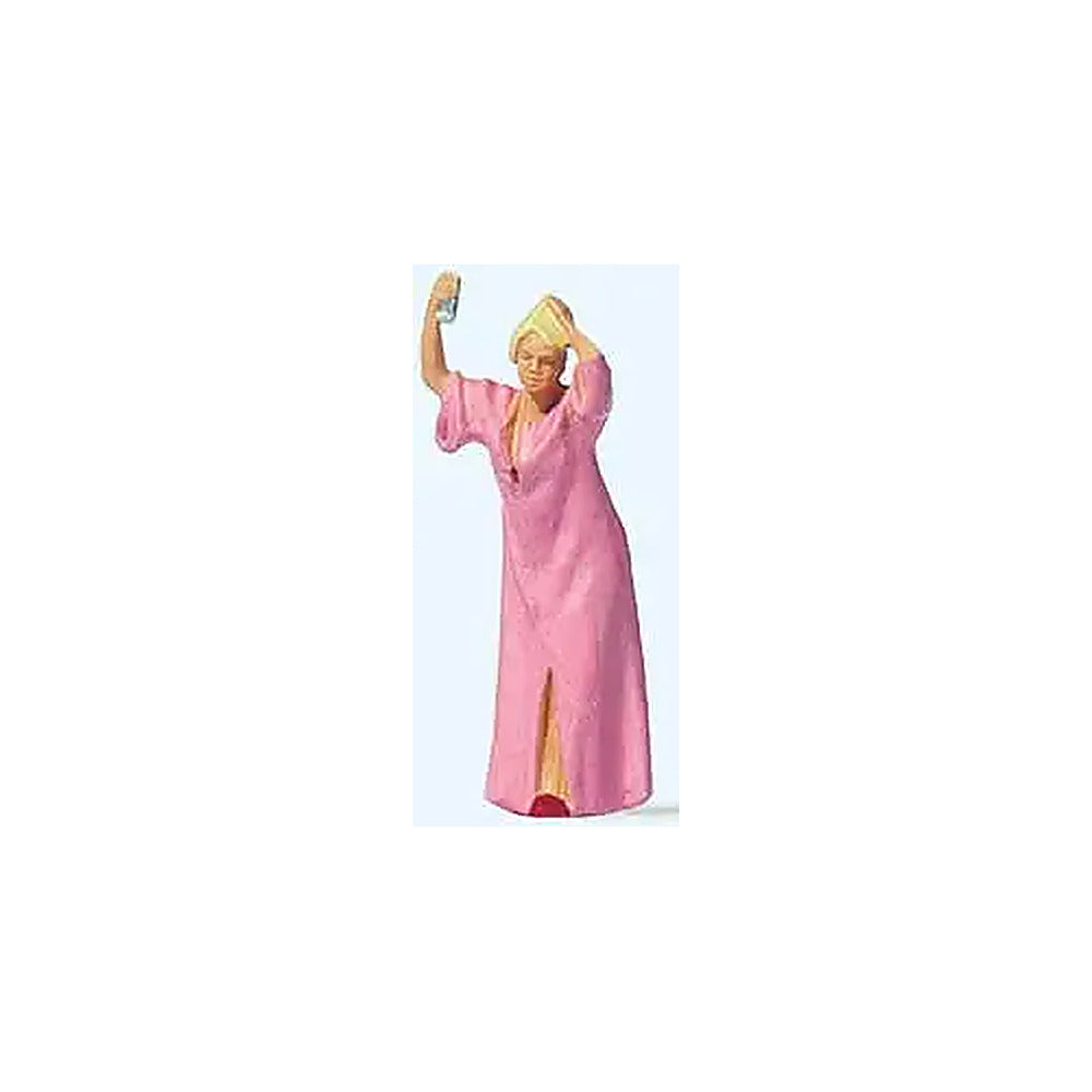 Preiser 28229 HO Scale Woman Using Hairspray Individual Figure