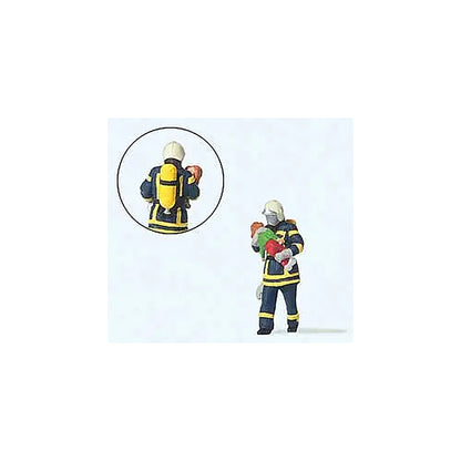 Preiser 28251 HO Scale Modern Firefighter Saving Child Individual