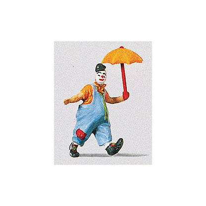 Preiser 29001 HO Scale Clown w/Umbrella