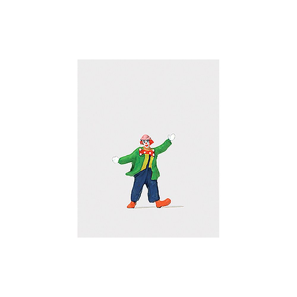 Preiser 29086 HO Scale Individual Figure Clown w/Bowtie
