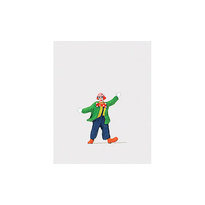 Preiser 29086 HO Scale Individual Figure Clown w/Bowtie