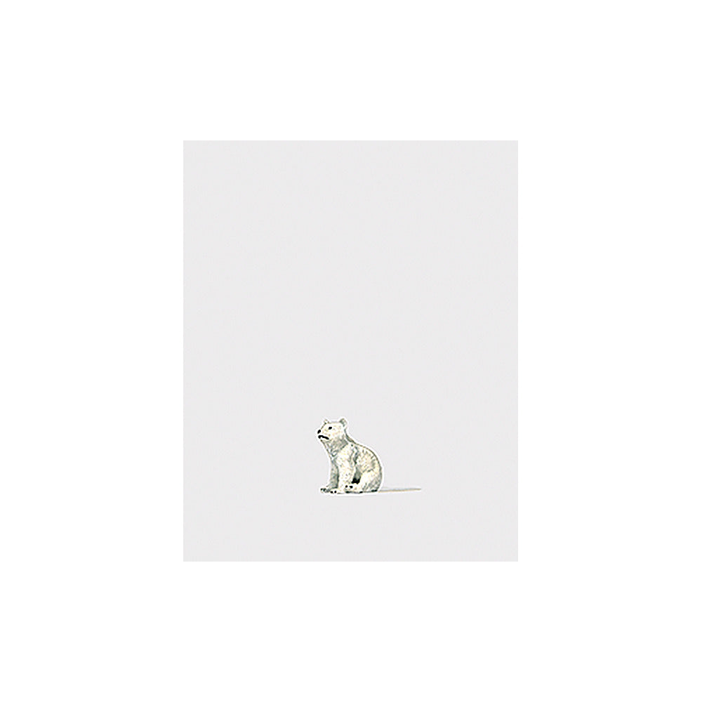 Preiser 29500 HO Scale Animal Baby Polar Bear