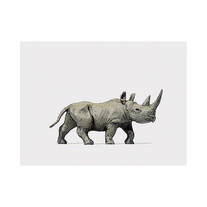 Preiser 29521 HO Scale Animal African Rhinoceros #1