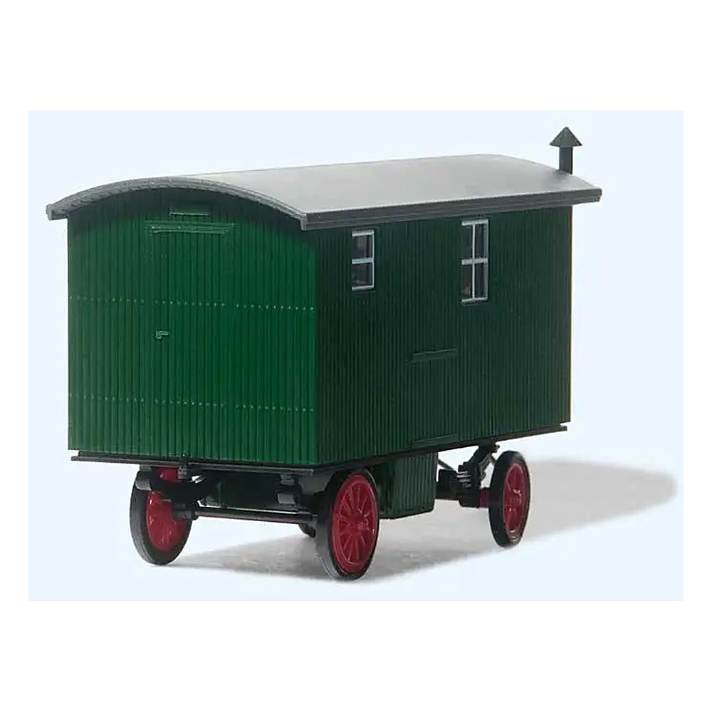 Preiser 33263 HO Scale Wood Construction Wagon with 3 Workers