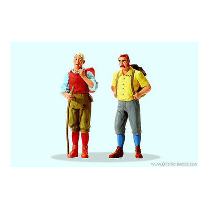 Preiser 44903 G Scale Pedestrians 1/22.5 Scale Wanderers Standing