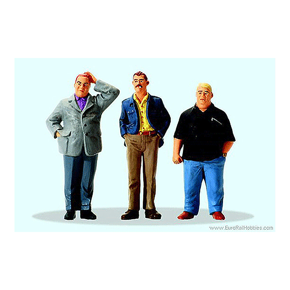 Preiser 44906 G Scale Pedestrians 1/22.5 Scale Serious Situation