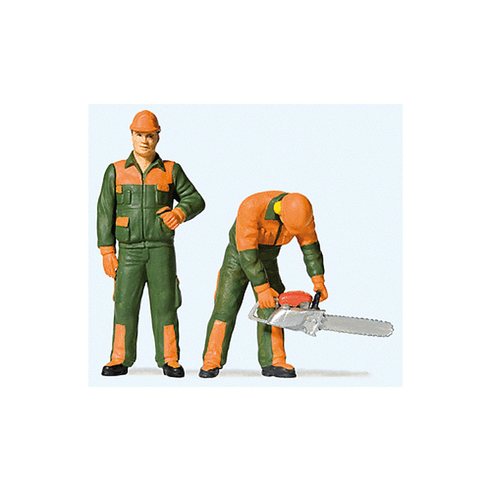 Preiser 44912 G Scale Modern Lumberjacks Set #1 pkg(2)