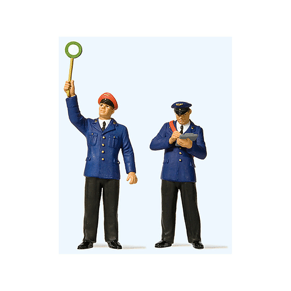 Preiser 44920 G Scale German Railroad Controller & Conductor