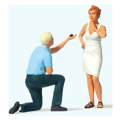 Preiser 44932 G Scale Marriage Proposal pkg(2)
