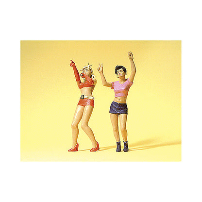 Preiser 45147 G Scale Sports & Recreation Pop Star w/Fan pkg(2)