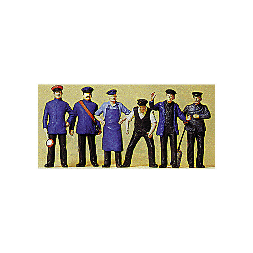 Preiser 45153 G Scale Value Series Figures Railway Personnel
