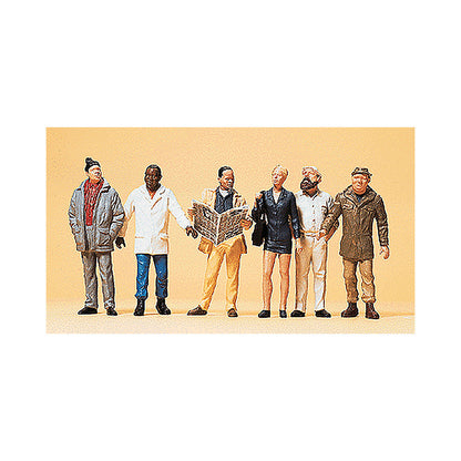 Preiser 45156 G Scale Pedestrians City Passers-By