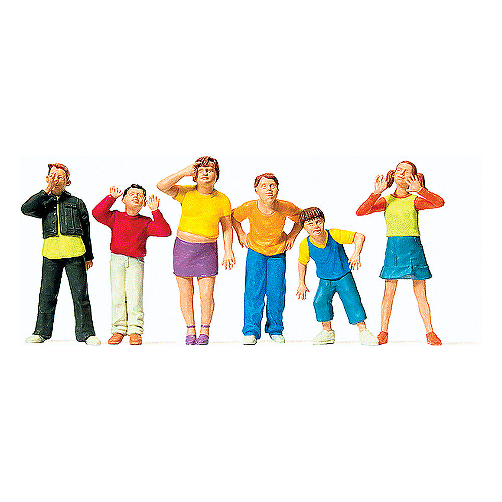 Preiser 65356 O Scale Pedestrians Children, pkg(6)