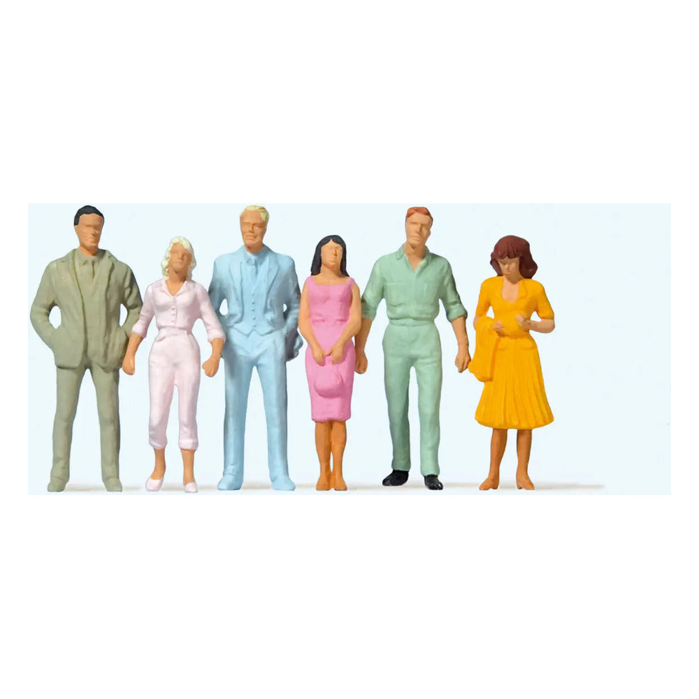 Preiser 65503 O Scale Passers-by/Pedestrians Set #2 pkg(6)