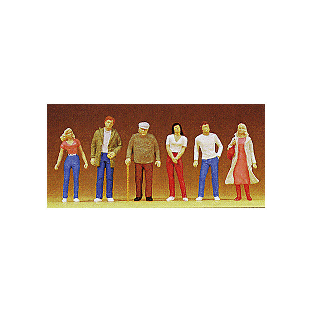 Preiser 68203 1/50 Scale 1/50 Scale Figures People Standing pkg(6)
