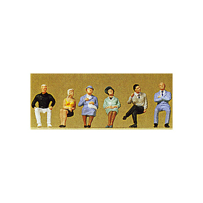 Preiser 68209 1/50 Scale 1/50 Scale Figures Seated Passengers pkg(6)