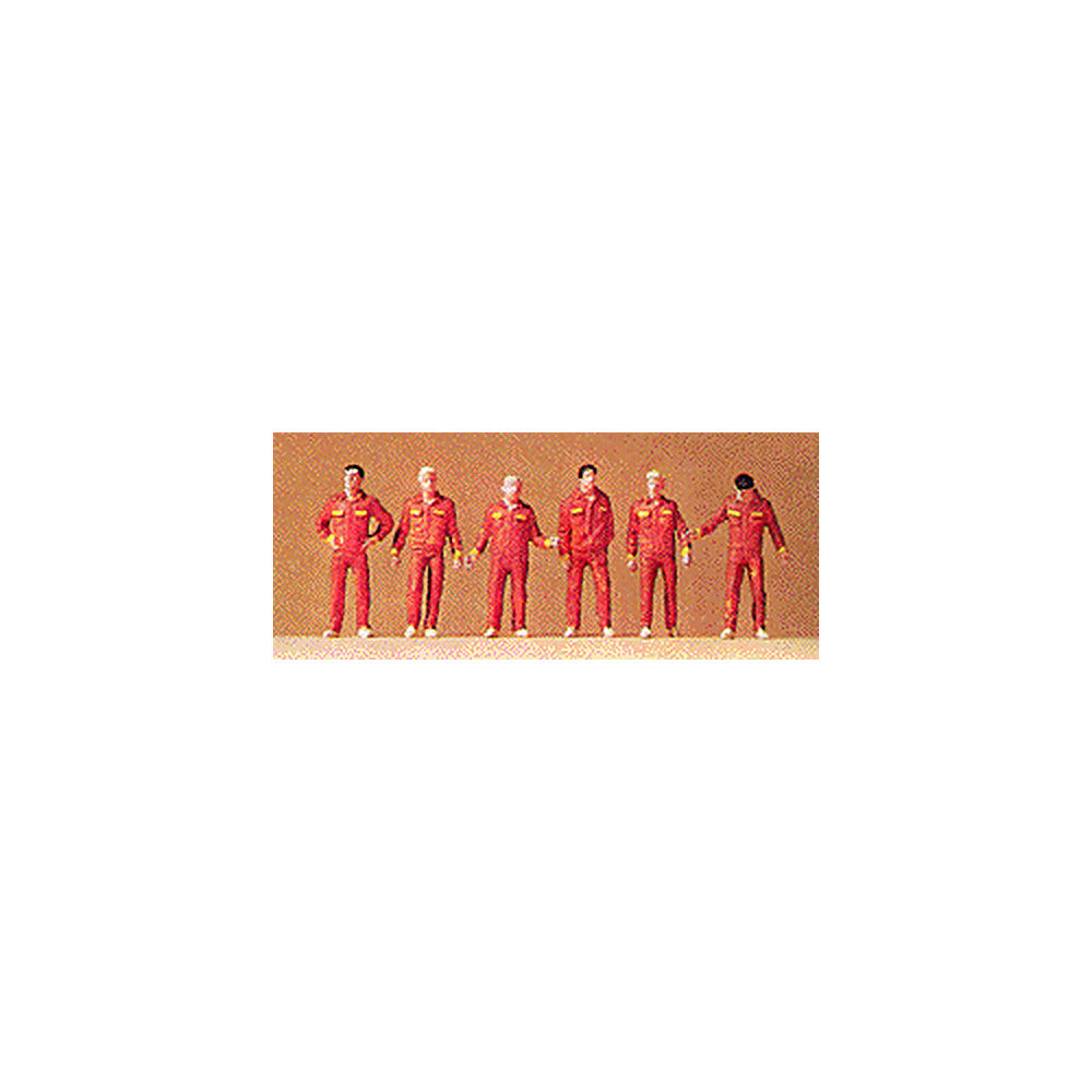 Preiser 74009 1/100 Scale People Working - 1:100 Scale Mechanics