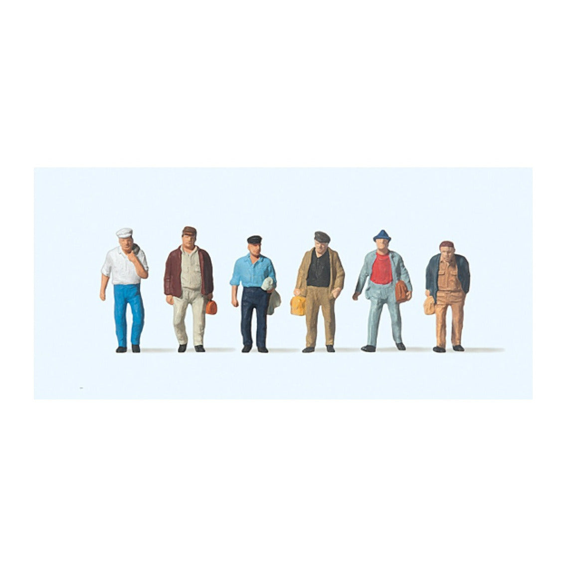 Preiser 74012 1/100 Scale People Working 1:100 Factory Workers
