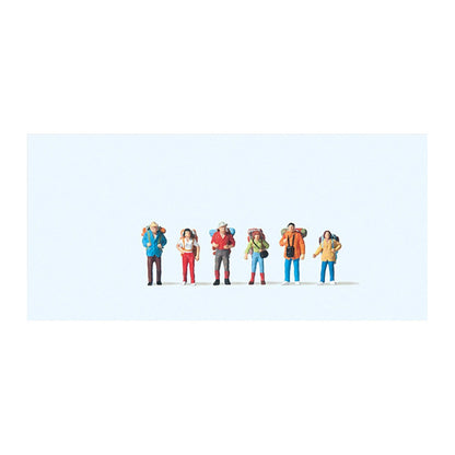 Preiser 79027 N Scale Recreation & Sports Hikers