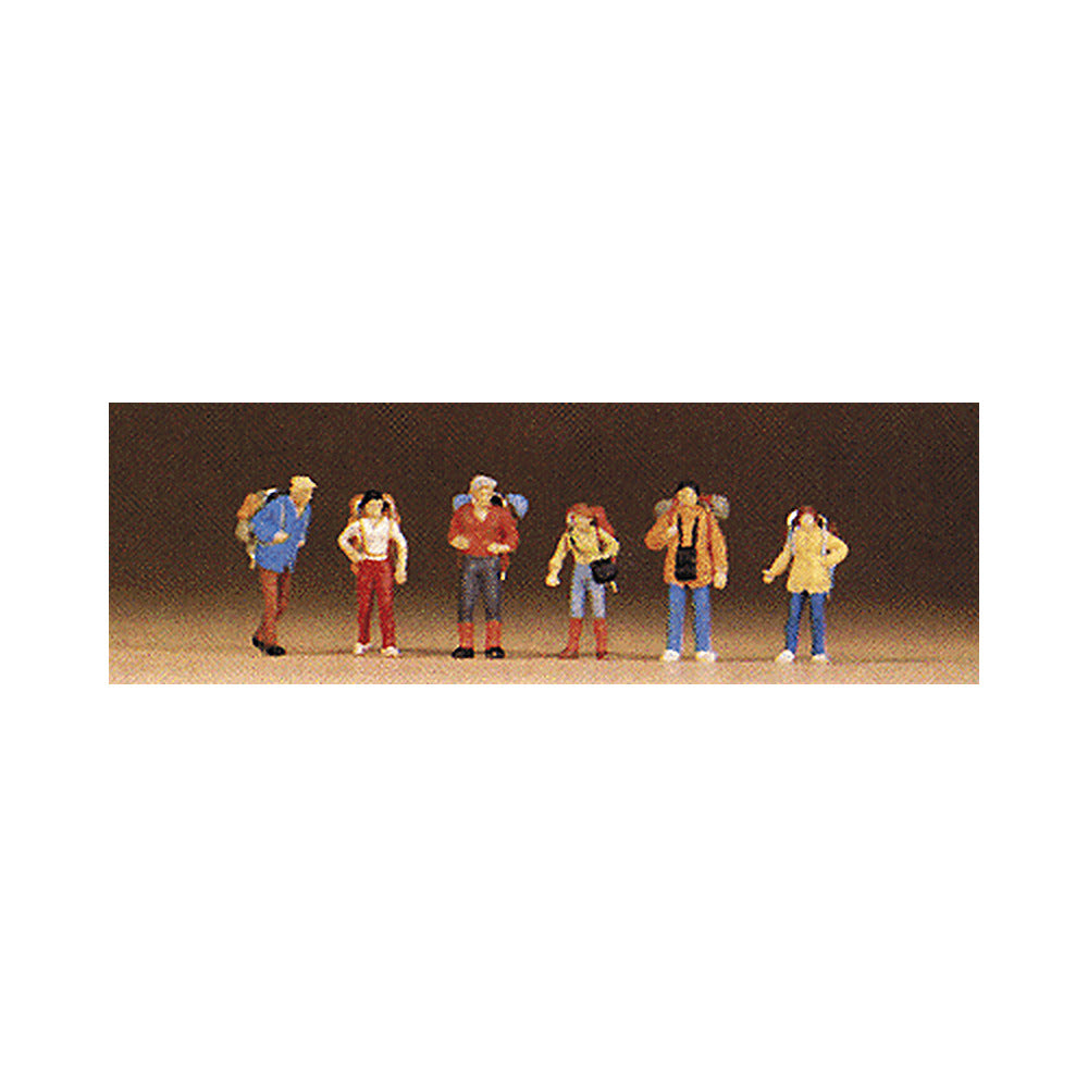 Preiser 79027 N Scale Recreation & Sports Hikers