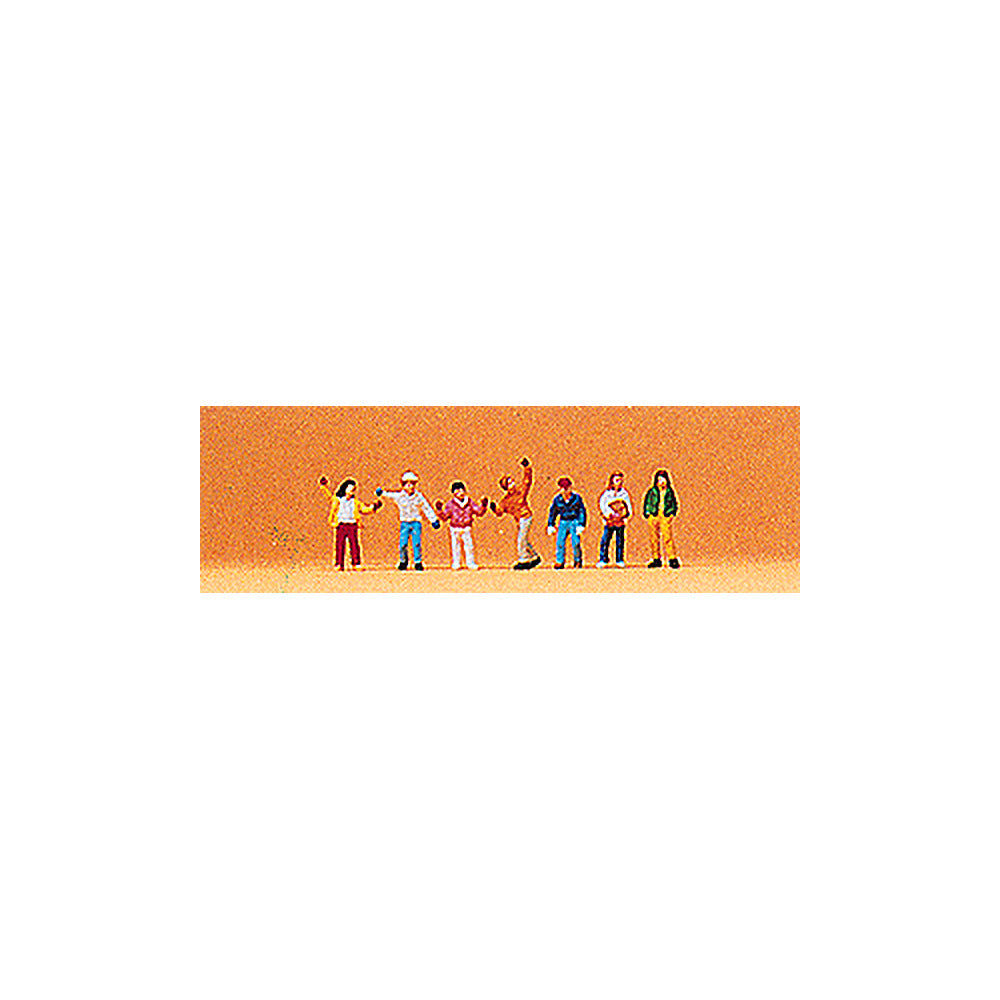 Preiser 79044 N Scale Pedestrians Children pkg(7)