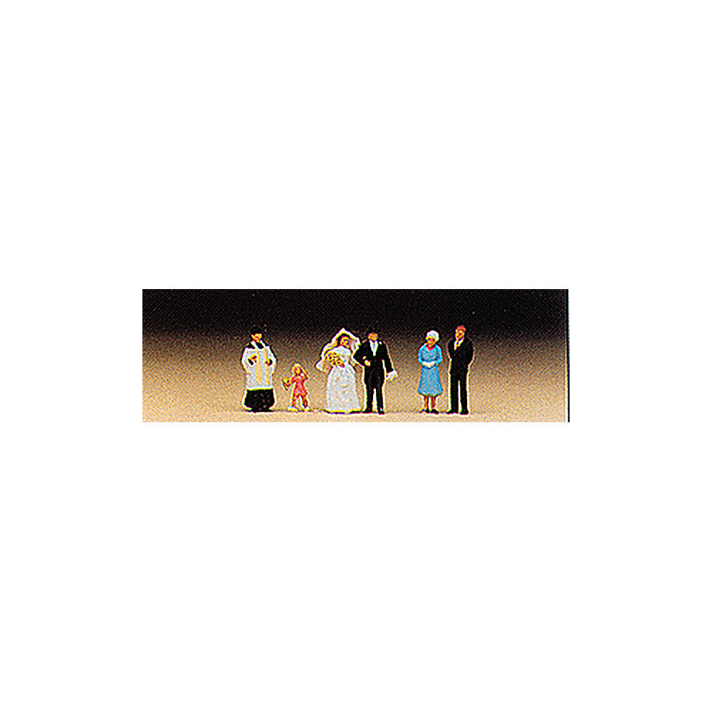 Preiser 79058 N Scale Wedding Group Catholic pkg(6)
