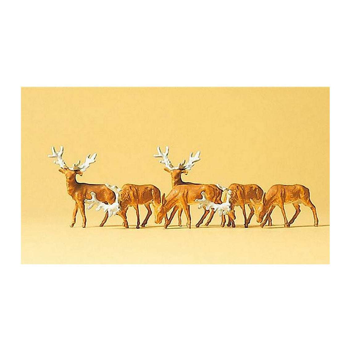 Preiser 79179 N Scale Animals Deer pkg(6)