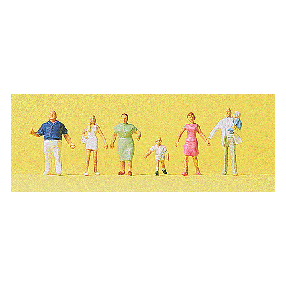 Preiser 79182 N Scale Pedestrians Family Krause Taking A Walk