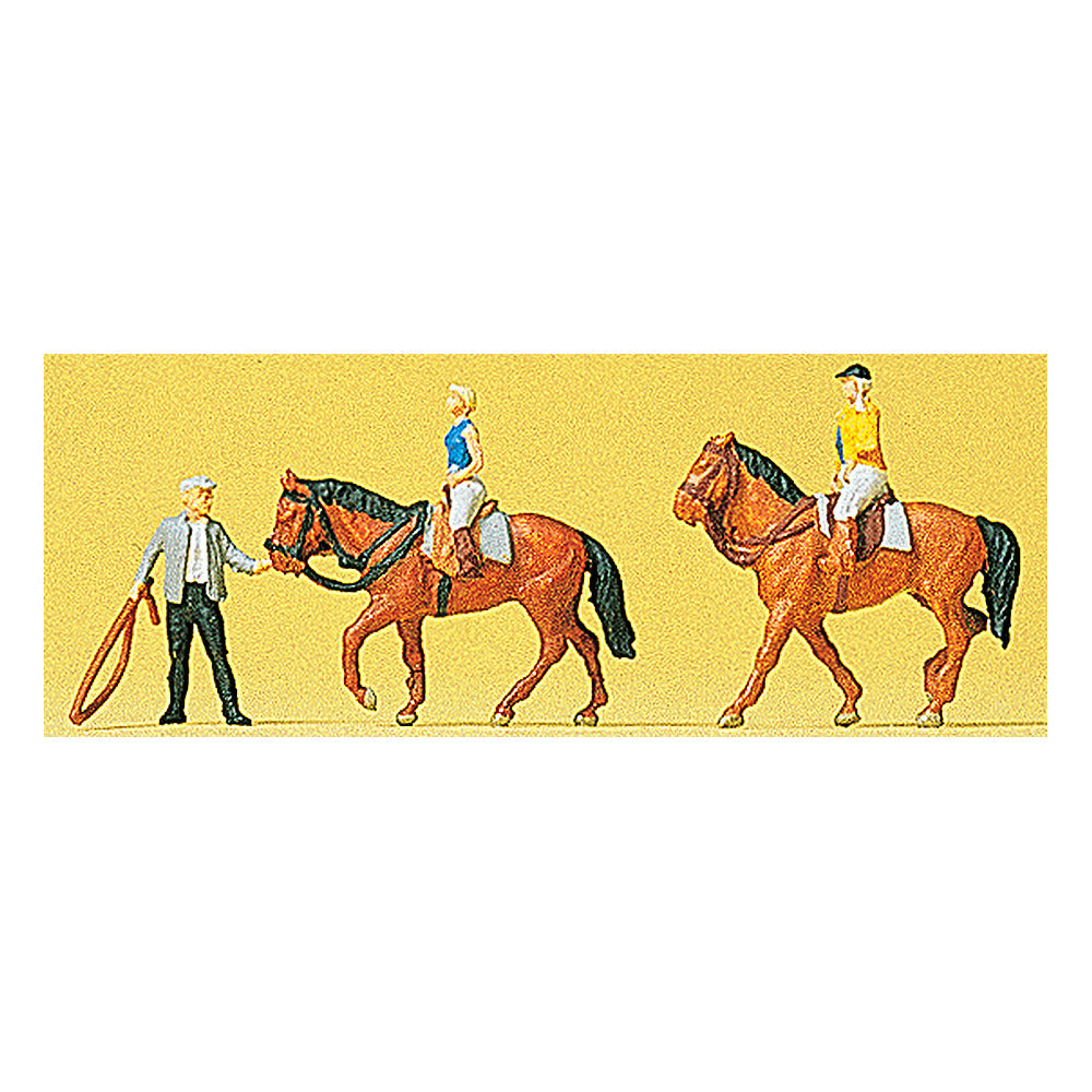 Preiser 79185 N Scale Sports & Recreation At The Riding School #1