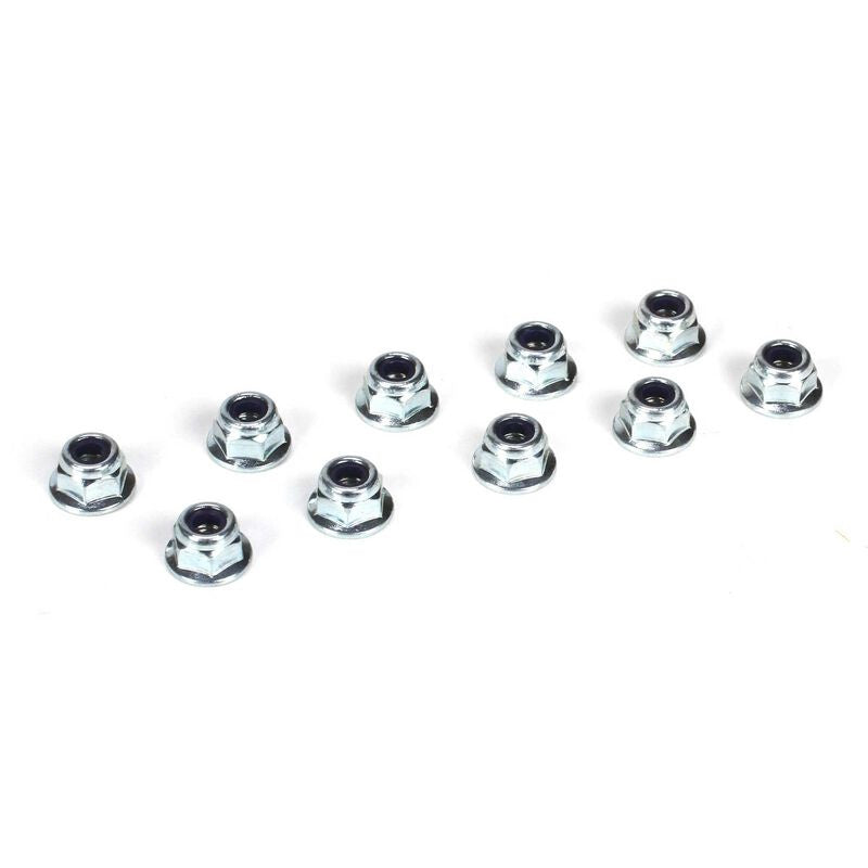 Vaterra VTR236025 M4 Flanged Nylock Locknut (10)