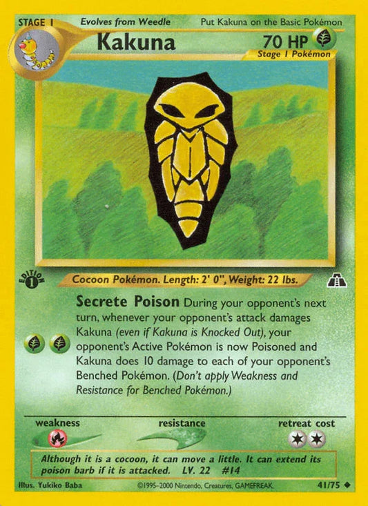 Kakuna (41/75) [Neo Discovery 1st Edition]