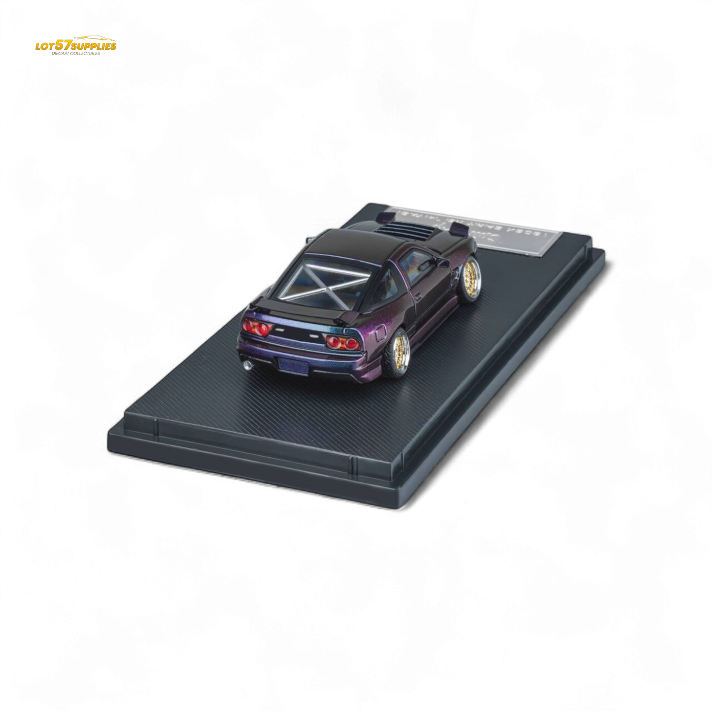 MicroTurbo Custom 180SX Spirit Rei - Purple Chameleon GMHS 2025 Special Edition 1:64