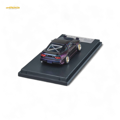 MicroTurbo Custom 180SX Spirit Rei - Purple Chameleon GMHS 2025 Special Edition 1:64