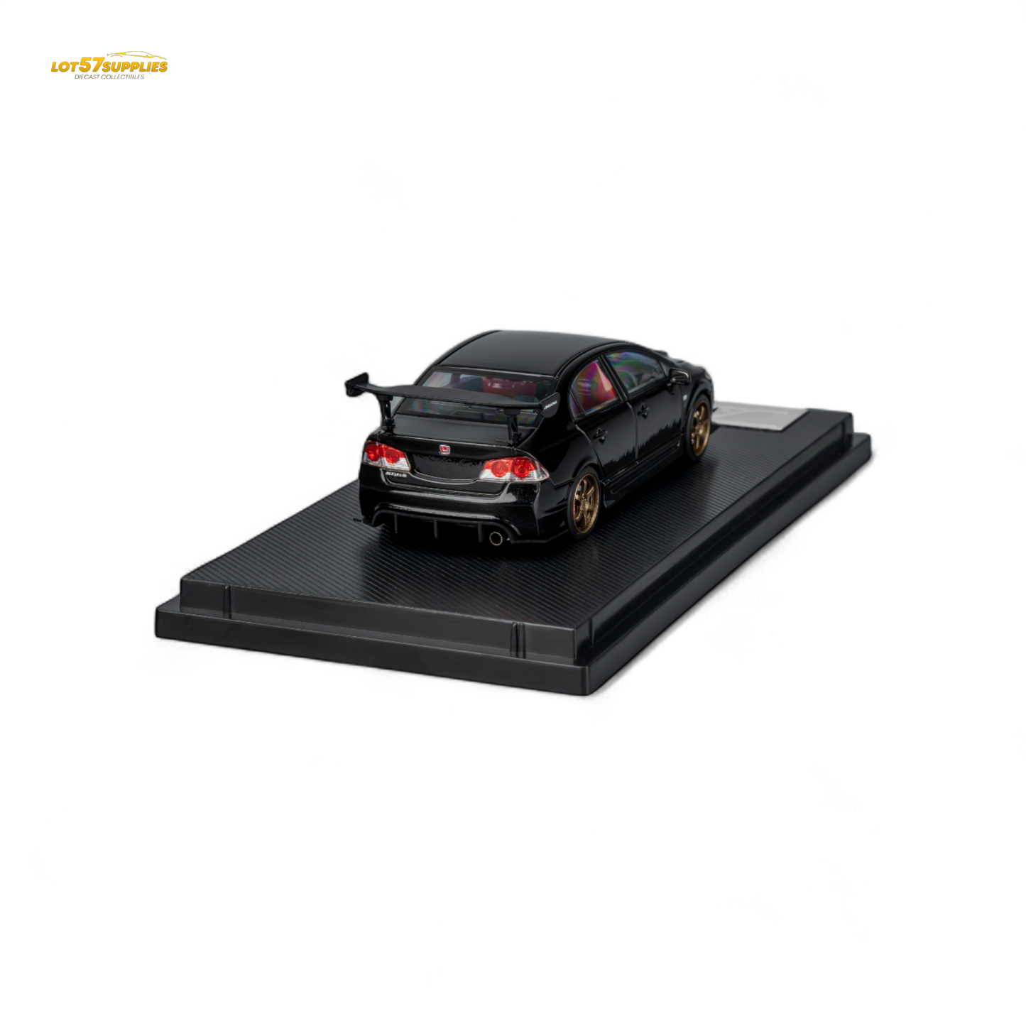 MicroTurbo FD2 J'S Racing Metallic Black 1:64