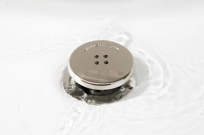 SinkShroom (Nickel Edition) The Hair Catcher That Prevents Clogged Bathroom Sink Drains by TubShroom.com