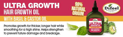 Difeel Ultra Growth Basil & Castor Oil Pro Growth Conditioner 12 oz. (Pack of 2) by difeel - find your natural beauty