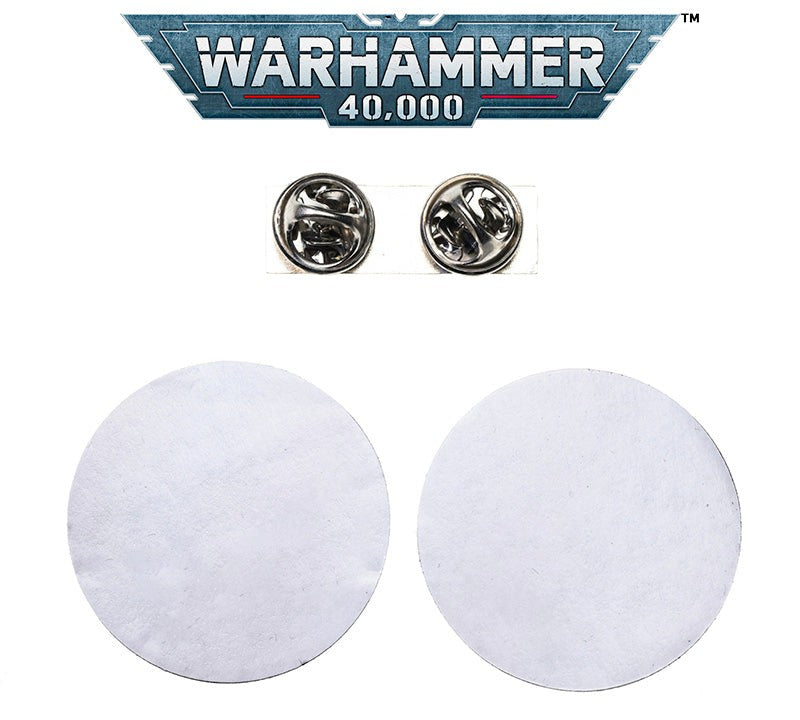 Starforged: Purity Seal - Imperial Inquistion Grey Knights Pin+Sticker