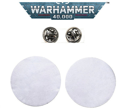 Starforged: Purity Seal - Imperial Inquistion Grey Knights Pin+Sticker