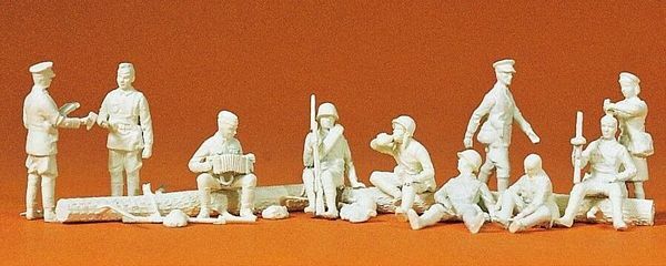 Preiser 16526 HO Scale Military - Soviet Union WWII - Unpainted