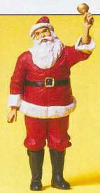 Preiser 45501 G Scale Santa Claus/Bell Ringer