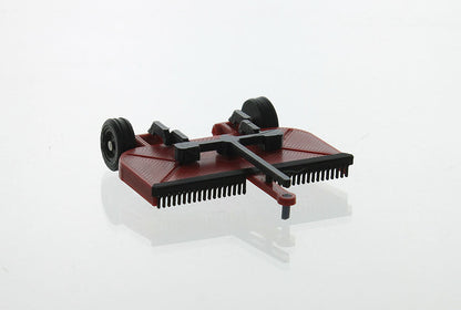 3D To Scale 64-356-R 1/64 Pull-Type Brush Cutter, Red