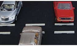 Walthers SceneMaster 949-4178 HO Parking Lot Bumpers 12-Pack