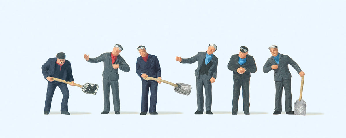 Preiser 10788 HO Steam Loco Engineers & Firemen Figure Set