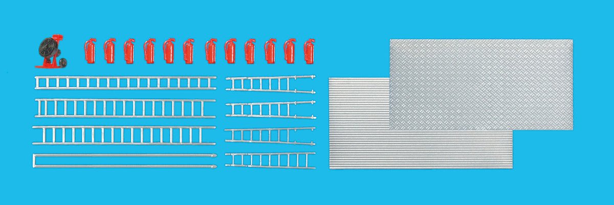 Preiser 31026 HO Scale Fire Ventilation Fan & Details Set