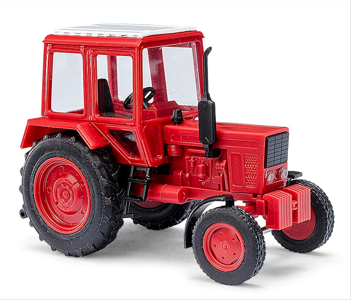 Busch 51304 HO Scale Belarus MTS 80 Tractor, Grille Lights, Red